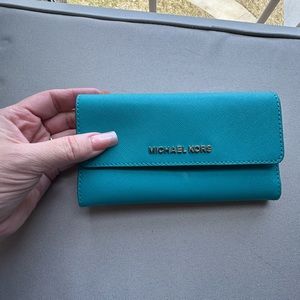 Michael Kors wallet with floral interior!